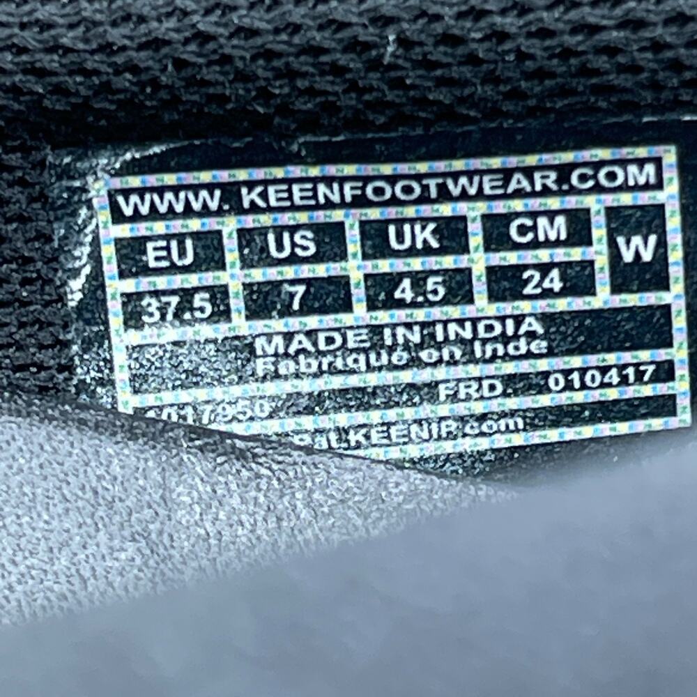 Keen Women's Black and Gray Mary Jane Athletic Shoes - Picture 8 of 8